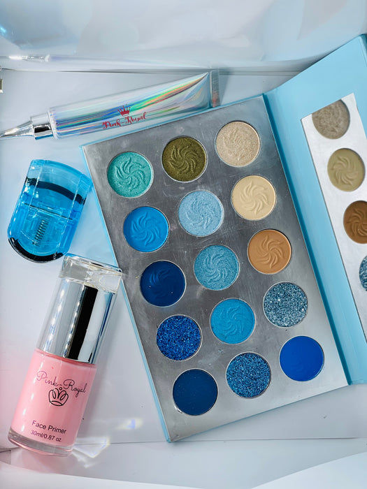 Blue eyeshadow Palette promotion