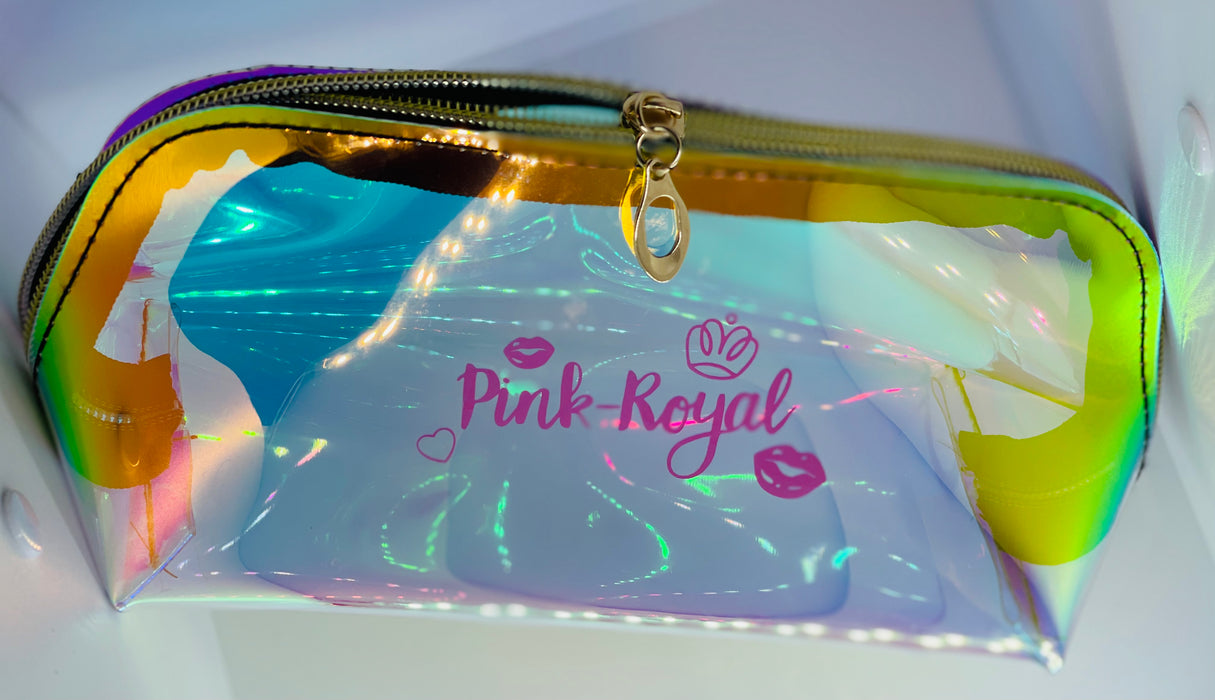 Pink Royal 14 pcs brush makeup set 1 sponge makeup &1 makeup bag